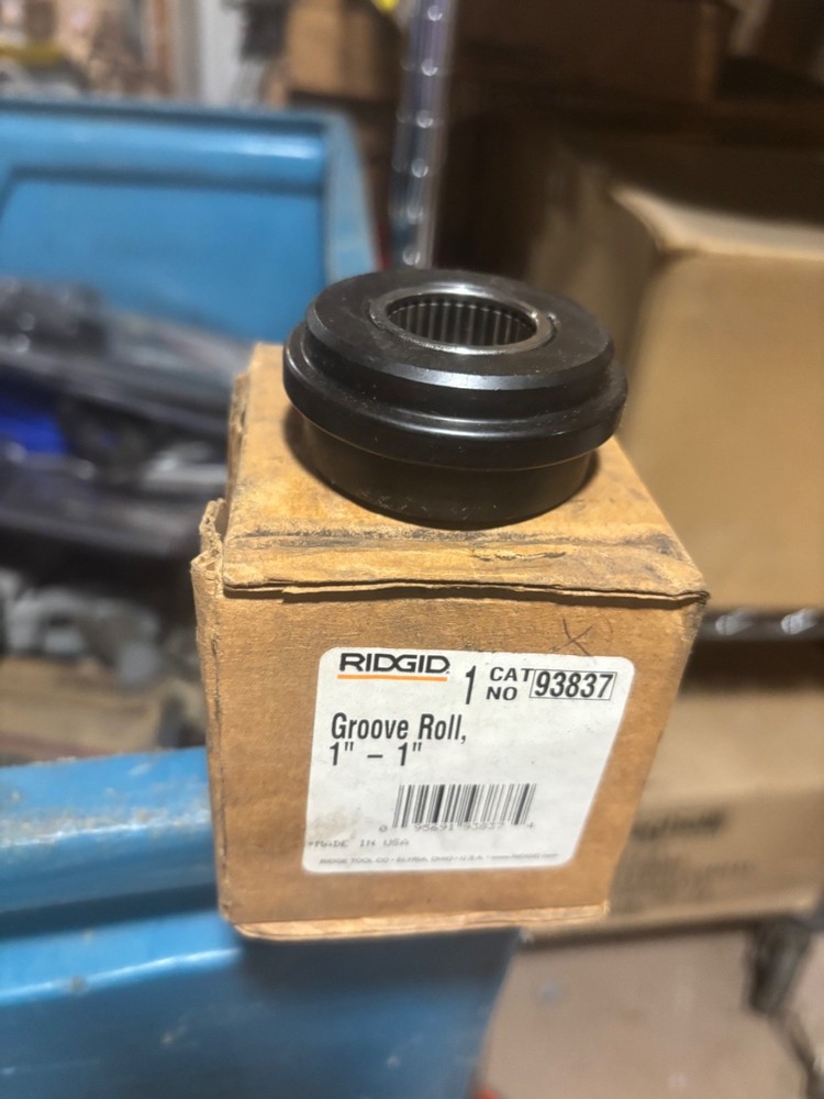 Ridgid 93837 Groove Roll 1-1/4 x 1-1/2 for 915 Roll Groover