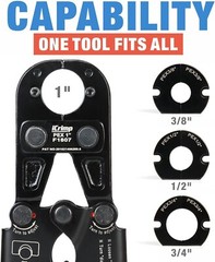PEX Crimping Kit with Calibration Features and User Guide &ndash; Contractor Approved