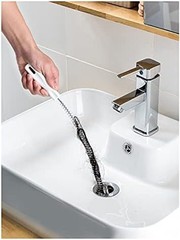 2-Piece Flexible Drain Brush Sink Unblocker Elastic Hose Pipe Straw Cleaning &hellip;