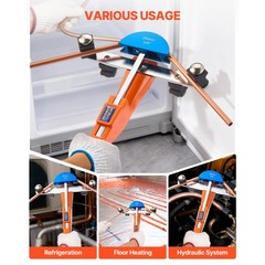 Uimoso Tubing Bender Kit 1/4-7/8Inch Ratcheting Pipe Bender with Aluminum Design