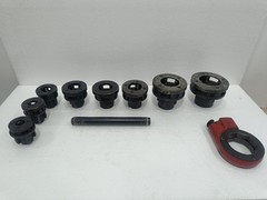 EGA MASTER PIPE THREADING DIE SET 1/2&Prime; TO 2&Prime; BSPT MANUAL HAND THREADER FAST SHIP
