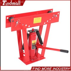 Findmall 12T W/ 6 Dies Copper Exhaust Pipe Bender Manual Hydraulic Tubing Bender