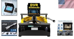 Advanced 164ft Drain Inspection Camera with 6 LED Lights & Meter Counter