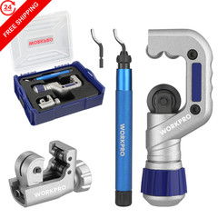 WORKPRO 3 Pieces Tubing Cutter Set &ndash; Pipe with 1/8&rdquo;-1-1/4&rdquo; Cutting&hellip;