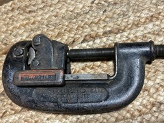 Vintage Rigid No. 2 Heavy Duty No. 1 & 2 Pipe Cutter Tool 1/8&Prime; To 2&Prime; USA 🇺🇸