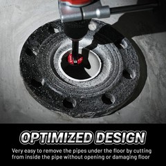 Inside Pipe Cutter for PVC Pipe, Pipe Cutter with Replaceable Diamond Grit Bl&hellip;