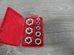 Vermont American 5815 8-Piece Rethreading Hex Die Set UNC Threads Made in USA