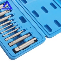 Broken Tap Extractor Removal Tool Set Screw Extractor 10 Pcs (1#-10#) 3/4 Claws