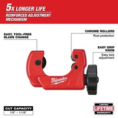Milwaukee Tool 48-22-4251 1&Prime; Mini Copper Tubing Cutter