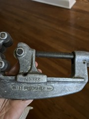 RIDGID NO. 133 ALUMINUM PIPE CUTTER 1/2&Prime; TO 3-5/8&rdquo;