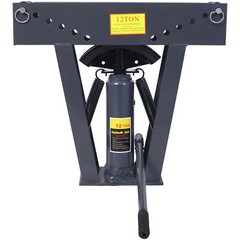 12T Pipe Bender Manual Hydraulic Piping Bending Exhaust Tube Fabric Dark Gray