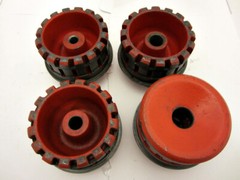 Ridgid Tools No. 12R Manual Ratcheting Pipe Threader & 4 Die Heads Made in USA
