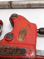 Ridgid 32830 Big 3S Pipe Cutter w/ Acc. Handle Cut 1-3&Prime; Ductile Iron Steel