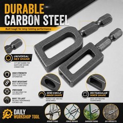 2 PCS Wire Twister Tool for Drill, Wire Twisting Tool with 1/4 Inch Hex Shank&hellip;