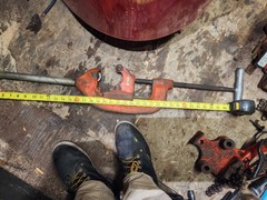 Rigid No. 4-S heavy duty 2&Prime;-4&Prime; Pipe Cutter 3 wheel NICE