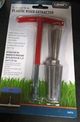 Orbit 26076 Sprinkler System 1/2&Prime; & 3/4&Prime; Plastic Pipe Nipple Riser Extractor F1