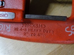 Ridgid Heavy Duty Pipe Cutter 2&Prime; &ndash; 4&Prime; , No. 4-S
