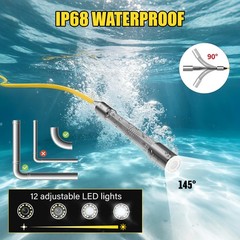 30M Sewer Pipe Inspection Video Camera, 23mm Drain Endoscope 16GB 5&Prime; Monitor
