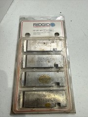 RIDGID 47785 Stainless Pipe Dies 1/2&Prime;-3/4&Prime; NPT High Speed Universal Lightly Used
