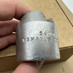 Rare McManus Tools Specialty Socket Wrench Mechanic Tool 3/4&Prime; Square Drive.