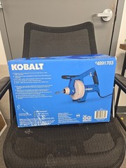Kobalt KDA100 1/4-in dia -ft L Corded Auto Drain Auger for 3/4&Prime;- 2&Prime; Drains