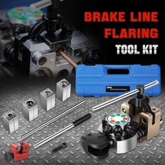 45&deg; Brake Line Flaring Tool Kit Double & Bubble Flares for 3/16&Prime; &ndash; 3/8&Prime; Tube