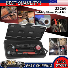 33260 Single/Double Flaring Tools Kit for 3/16&Prime; and 1/4&Prime; Tubing on Most Vehicles