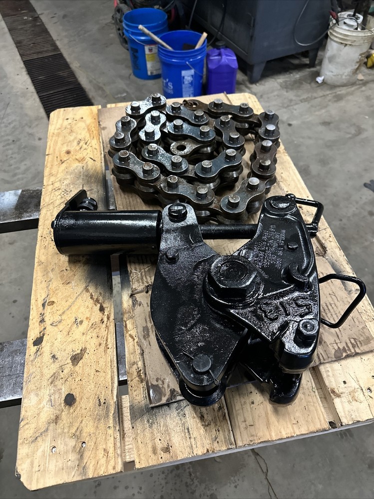 Wheeler Rex 5590 Hydraulic Chain Pipe Cutter 6&prime; Chain (tzbz2