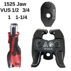 Rotating Press Jaw Ring Set For Milwaukee M12 US Standard Fittings 1/2&rdquo;&mdash;1&rdquo;