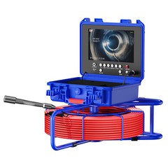 9inch Sewer Camera Pipe Inspection Camera 512hz Self-leveling 50m Meter Counter