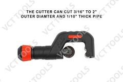 3Pc Pipe Cutter Tool Kit 1/4&Prime;-2&Prime; + Mini Cutter & Deburring Tool HVAC Plumbing