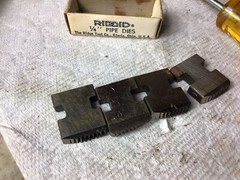 RIDGID USA 1/4&rdquo; Pipe Dies for Drop Head Threader 0-R, 00-R, 11-R, 111-R Unused?
