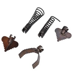Sectional Drain Cleaning Sewer Cable 45FTx7/8In & 5 Cutters for 0.8&Prime;-5.9&Prime; Pipes
