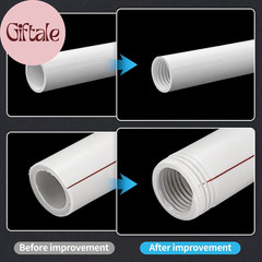 2PCS PVC Pipe Threader Kit &ndash; Dual-Function Internal & External Pipe Threading To