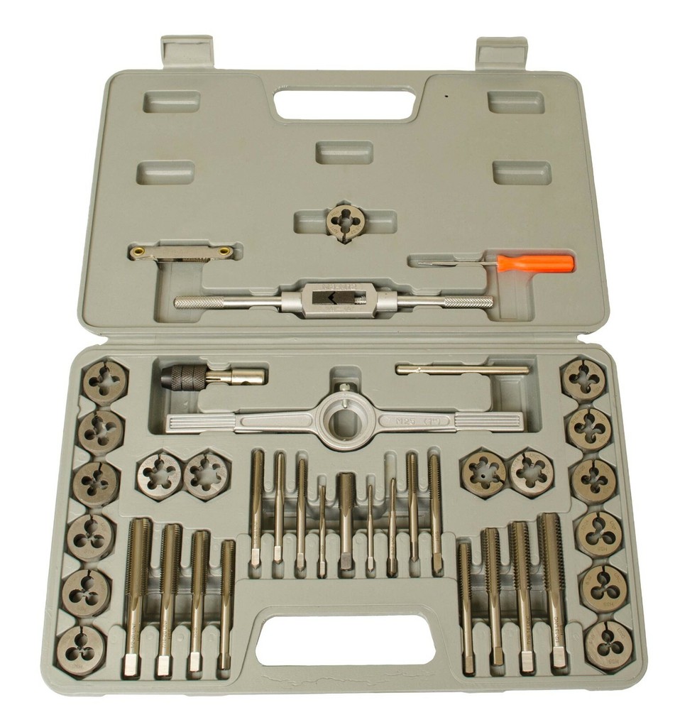 76 PCS. C.S. TAP AND HEX &nbsp;DIE SET FRACTIONAL AND METRIC ITEM NUMBER 431-20076