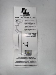 JLine Insta-Cut 2in Nylon Pipe Cutter, Glass Filled ABS/PVC Cutter