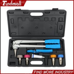 Findmall Manual PEX Pipe Expander Tool Kit W/ 3/8&Prime;,1/2&Prime;,3/4&Prime;,1&Prime; Expansion Heads