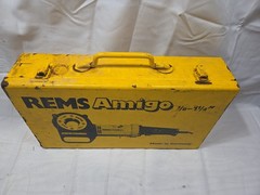 REMS Amigo Pipe Threader 230v Case & 4 Threaders