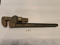 AMPCO W-212-1A 14&rdquo; Aluminum Bronze Non-Sparking Pipe Wrench ALBR USA
