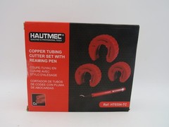 HAUTMEC Copper Tubing Cutter Set 3 PCS Copper Pipe Cutter Tool NEW