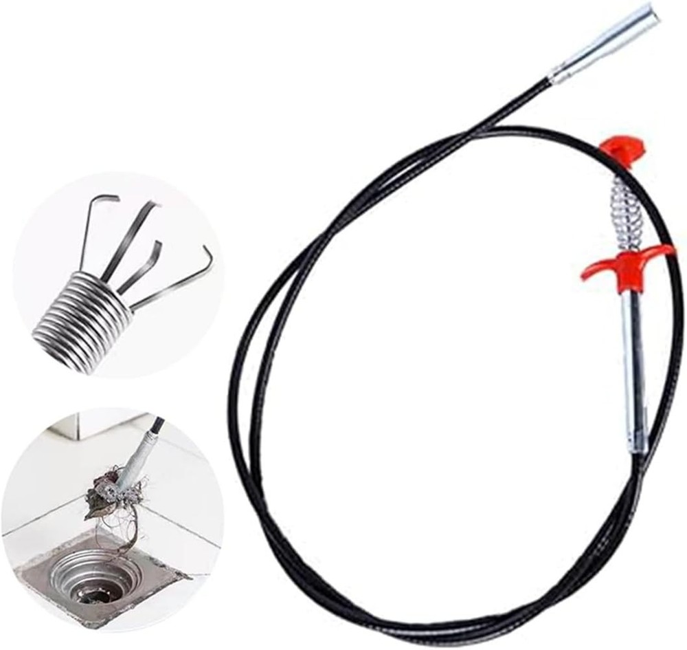 Flexible Grabber Claw Pick Up Reacher Tool with 4 Claws for Litter Pick Toilet