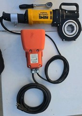 Victaulic Roll Groover Machine Portable Electric REMS Amigo2 & Foot Switch