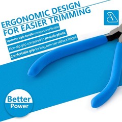 Wire Cutters, 5&Prime; Electronic Needle Flush Cutters, Ultra-Sharp Crafts Diagonal