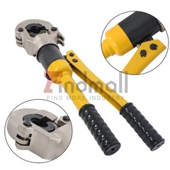 Hydraulic Pipe Cutter Copper Tube Fittings Crimping Tool w/ 1/2 3/4 & 1-inch Jaw