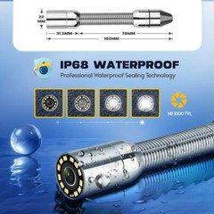 22MM Handheld Drain Sewer Camera Pipe Inspection Camera 4.3&Prime; DVD Monitor 50M