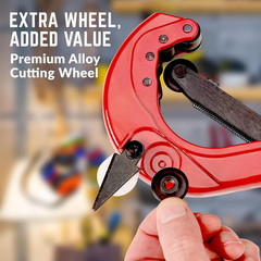 3Pcs Tubing Cutter Set with Fast Quick-Adjust &ndash; 1/4&Prime; to 2-1/2&Prime; outside Diam. for