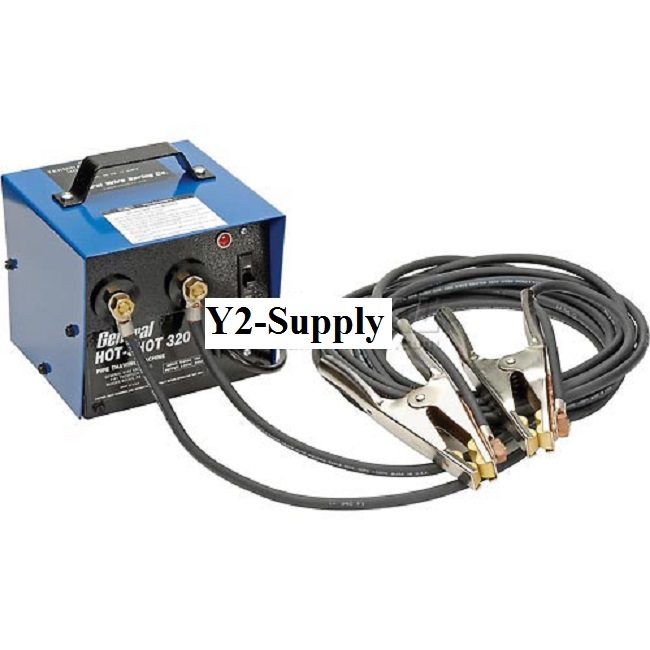 NEW! 320 AMP Hot-Shot Pipe Thawing Machine W/ (2) 20&prime; #2 Cables & Clamps!!