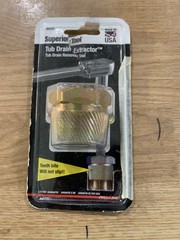 Superior Tool Tub Drain Extractor 1-1/2 L in.