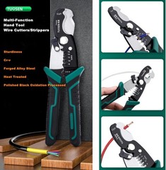 8 Inch Multi-Function Pliers Wire Strippers Crimpers Cutter Tool by Zsling