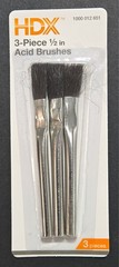 1/2 In. X 5 In. Horse Hair Bristle Acid Flux Brush (Box of 26, 3 pk)